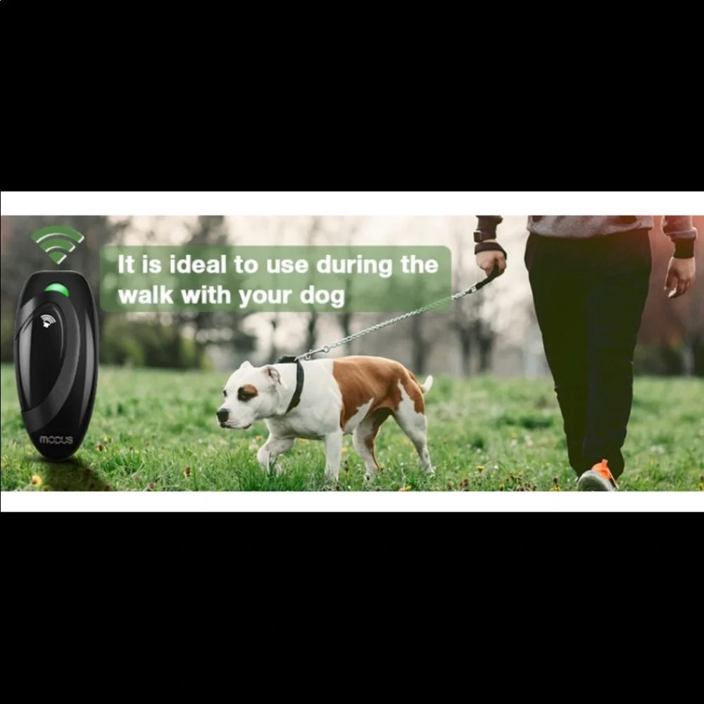 Ultrasonic Dog Deterrent Trainer - Anti Barking Device with Wrist Strap
